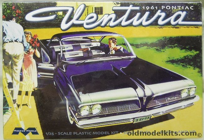 Moebius 1/25 1961 Pontiac Ventura Two Door Hardtop, 1211 plastic model kit